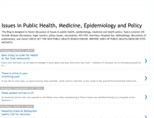 Tablet Screenshot of epidemiologyandpublichealth.blogspot.com