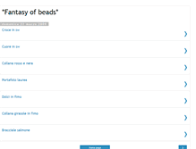 Tablet Screenshot of fantasyofbeads.blogspot.com