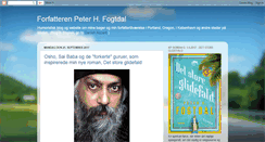 Desktop Screenshot of forfatter-fogtdal.blogspot.com