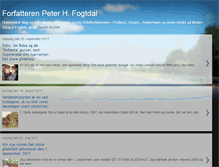 Tablet Screenshot of forfatter-fogtdal.blogspot.com