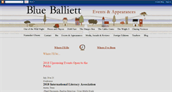 Desktop Screenshot of blueballiettappearances.blogspot.com