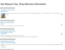 Tablet Screenshot of mcelectioninformation.blogspot.com
