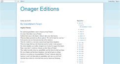 Desktop Screenshot of onagereditions.blogspot.com