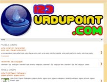 Tablet Screenshot of 123urdupoint.blogspot.com