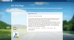 Desktop Screenshot of petpalpage.blogspot.com