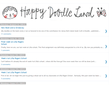 Tablet Screenshot of happydoodleland.blogspot.com