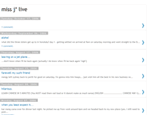 Tablet Screenshot of missjlive.blogspot.com