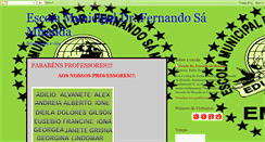 Desktop Screenshot of escolasamiranda.blogspot.com