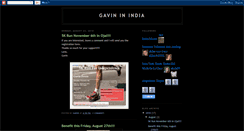 Desktop Screenshot of gavininindia.blogspot.com