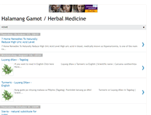 Tablet Screenshot of halamang-gamot.blogspot.com