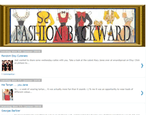 Tablet Screenshot of fashion-backward.blogspot.com