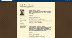 Desktop Screenshot of dailypowerbooster.blogspot.com