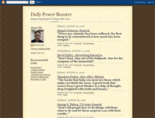 Tablet Screenshot of dailypowerbooster.blogspot.com