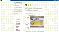 Desktop Screenshot of evoluciongastronomia.blogspot.com