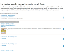 Tablet Screenshot of evoluciongastronomia.blogspot.com