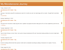 Tablet Screenshot of mymonobenzone.blogspot.com