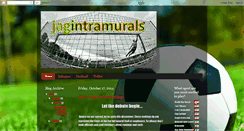 Desktop Screenshot of jagintramurals.blogspot.com