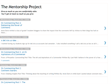 Tablet Screenshot of mentorsblog.blogspot.com