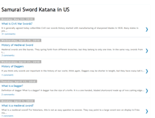 Tablet Screenshot of handmadesword.blogspot.com