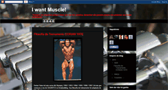 Desktop Screenshot of iwantmuscles.blogspot.com