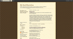 Desktop Screenshot of mysouldiscretion.blogspot.com