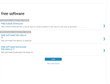 Tablet Screenshot of freesoftwaredownload2010.blogspot.com