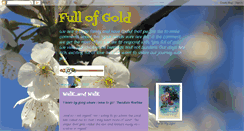 Desktop Screenshot of fullofgold.blogspot.com