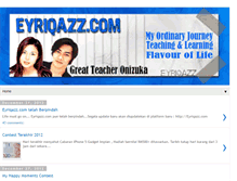 Tablet Screenshot of eyriqazz.blogspot.com