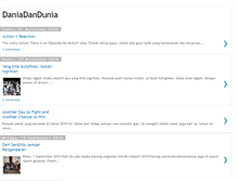 Tablet Screenshot of daniadandunia.blogspot.com