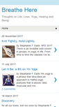 Mobile Screenshot of breathehereyoga.blogspot.com
