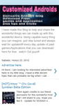 Mobile Screenshot of customizedandroids.blogspot.com