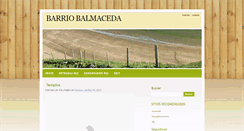 Desktop Screenshot of barriobalmaceda.blogspot.com