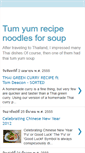 Mobile Screenshot of noodles-for-soup.blogspot.com