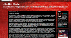 Desktop Screenshot of littleredstudio.blogspot.com