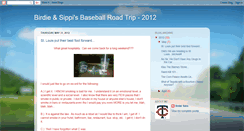 Desktop Screenshot of baseballroadtrip2012.blogspot.com