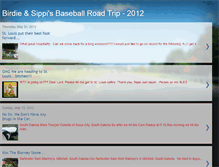 Tablet Screenshot of baseballroadtrip2012.blogspot.com