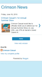 Mobile Screenshot of crimsoncasualnews.blogspot.com
