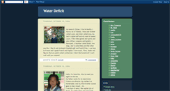 Desktop Screenshot of challenge2020waterdeficit.blogspot.com