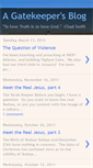 Mobile Screenshot of agatekeeper.blogspot.com