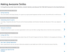 Tablet Screenshot of makingawesomesmiles.blogspot.com