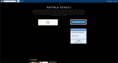 Desktop Screenshot of hatirlasevgilidizisi.blogspot.com