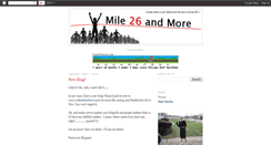 Desktop Screenshot of mile26andmore.blogspot.com