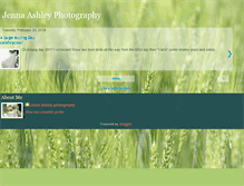 Tablet Screenshot of jennaashleyphotography.blogspot.com