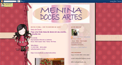 Desktop Screenshot of meninadoces.blogspot.com