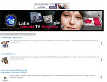 Tablet Screenshot of empleosencanada.blogspot.com