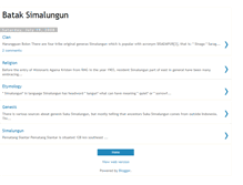 Tablet Screenshot of batak-simalungun.blogspot.com