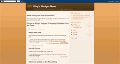 Desktop Screenshot of kingshedgesnews.blogspot.com