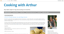 Desktop Screenshot of cookingwitharthur.blogspot.com