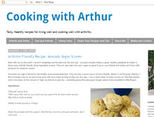 Tablet Screenshot of cookingwitharthur.blogspot.com