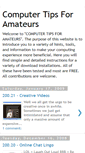 Mobile Screenshot of amateurcomputing.blogspot.com
